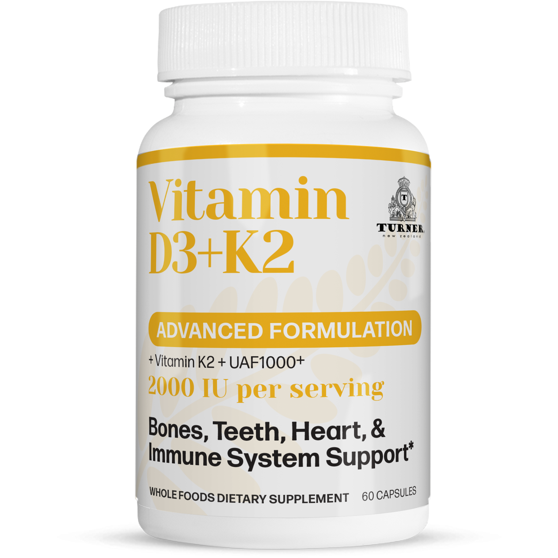 Vitamin D3+K2, TURNER New Zealand, 